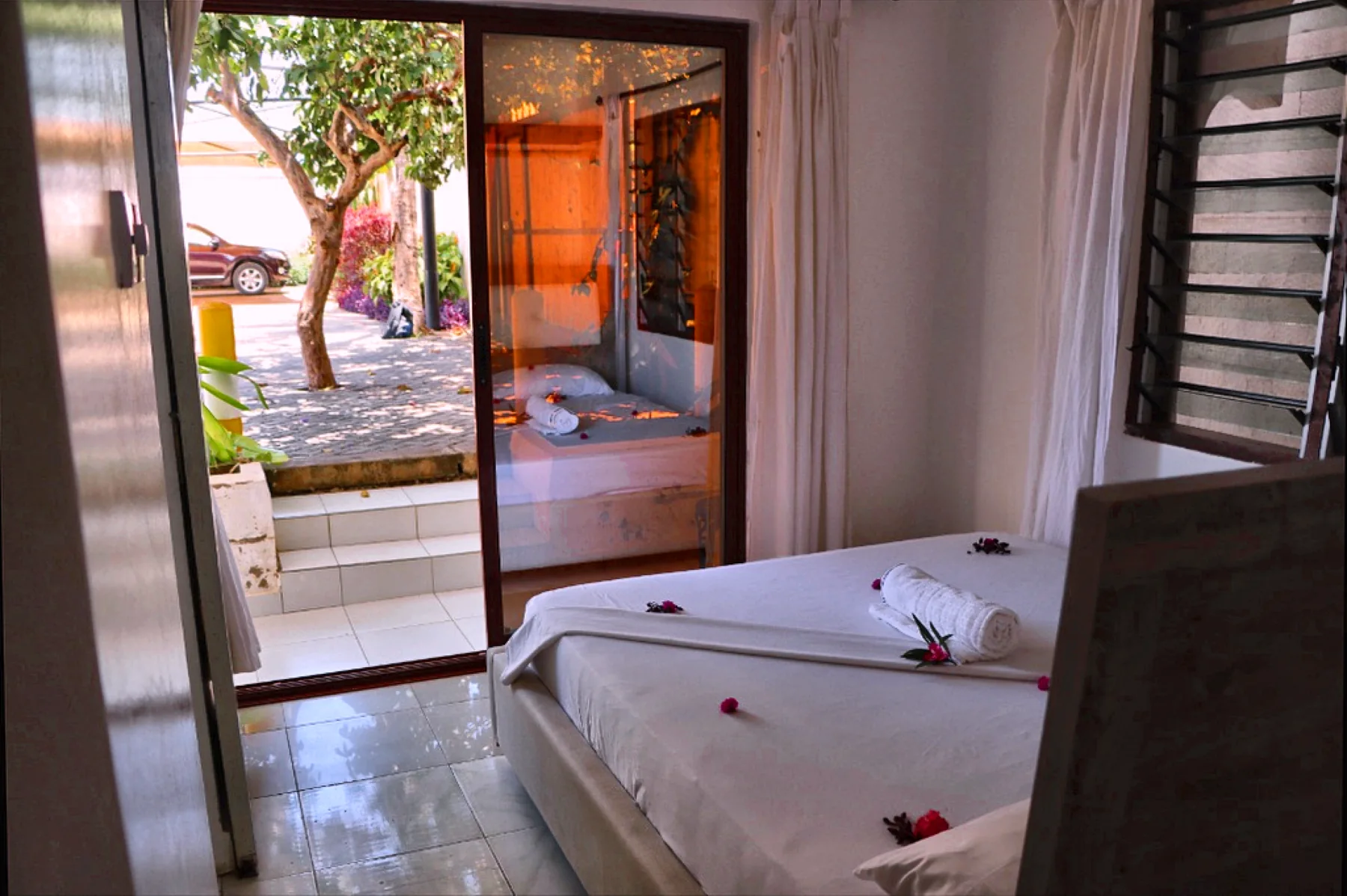 Standard Room Garden Patio View
